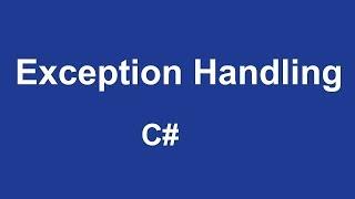 Custom Exception in C# Error Handling