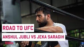 Anshul Jubli prepares for Road to UFC final against Jeka Saragih | SOMA FIGHT CLUB