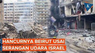 Penampakan Hancurnya Beirut Lebanon, Bangunan Tersisa Puing