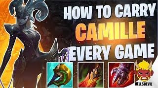 WILD RIFT | How To Carry EVERY GAME With Camille | Challenger Camille Gameplay | Guide & Build