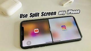 How to MultiTask on any iPhone || How to turn On Split Screen in any iPhone