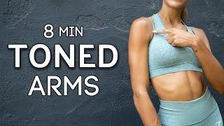 8 MIN Toned Arms Workout // Equipment Optional // Sami Clarke