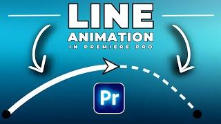 How To Animate A CURVED LINE In Premiere Pro