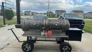 Ribs and Chuck Roast on the 150 Gallon Shirley Direct Flow