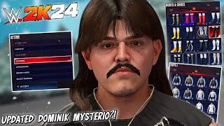 WWE 2K24 Making Updated Dominik Mysterio