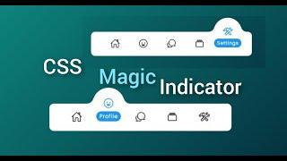 Magic Navigation Menu Indicator using Html CSS & Javascript