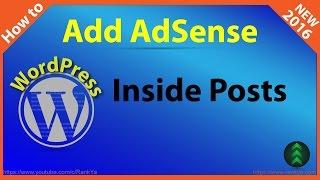 How to Add Google AdSense Code in WordPress Posts