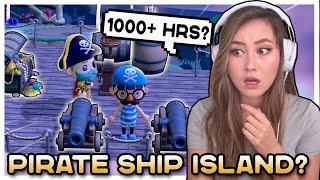 ‍️ PIRATE SHIP IN ANIMAL CROSSING? 1000+ Hour & 5-Star ACNH Island Tour!