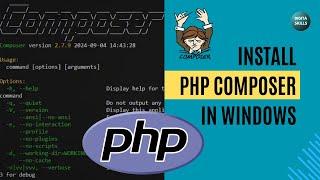 How to Download & Install PHP Composer Latest Version in Windows 10/11 | Easy Method #phpcomposer