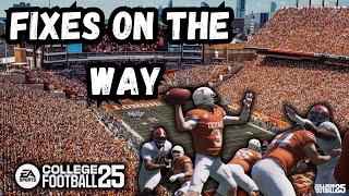 First Patch Details: EA Sports College Football 25