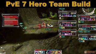 Guild Wars 7 Hero Team for All PvE - Mesmerway!