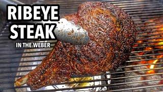 How to Reverse Sear a Ribeye Steak in a Weber