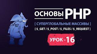 Основы php. Суперглобальные массивы GET, POST, FILES, REQUEST