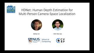 ECCV 2020: "HDNet: Human Depth Estimation for Multi-person Camera-space Localization"