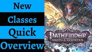 Pathfinder Wrath of the Righteous New Classes Overview - A Quick Look at All New Classes