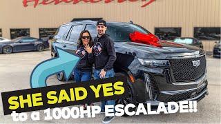 1000 HP Escalade V Engagement Gift | Hennessey H1000 Cadillac Upgrade