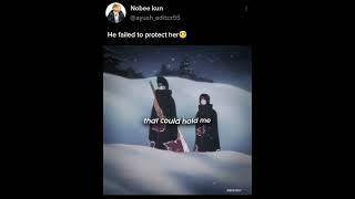 he failed to protect her #anime #naruto #narutoshippuden #itachi #izumi #sad #fyp #viral