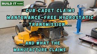 Hydrostatic Transaxle Service on a Cub Cadet Garden Tractor