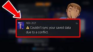 PS5 COULDN'T SYNC DUE TO CONFLICT Fix