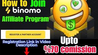 How to join binomo Affiliate Program