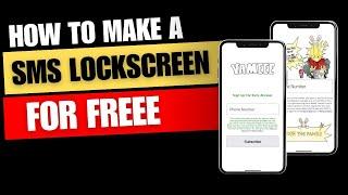 How To Make A Viral SMS LOCK SCREEN For FREEE W/ Postscripts