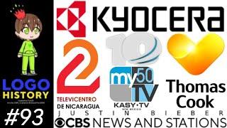 Logo History #93, Canal 10, KASY-TV, Kyocera, Televicentro, CBS News and Stations & more