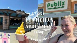 DAY 1 ORLANDO, FLORIDA MAY 2024 | DISNEY SPRINGS | iHOP | UNIVERSAL CITY WALK | PUBLIX | Vlog #1