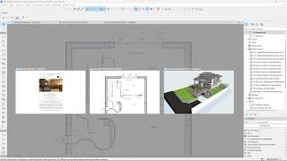 ARCHICAD - Lezione 01 - Introduzione, Interfaccia Utente, Menu, Pannelli, Strumenti, Template Esempi