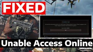 How To Fix Warzone Unable To Access Online Services Connection Failed Error (Modern Warfare Warzone)