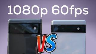 Pixel 6a vs Pixel 6 Camera Comparison 1080p 60fps