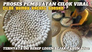 Melihat proses pembuatan cilok viral bumbu kacang 500san ternyata ini resep legendaris tahun 60an