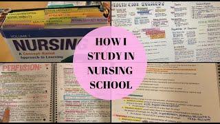 NURSING SCHOOL STUDY ROUTINE | STUDY TIPS
