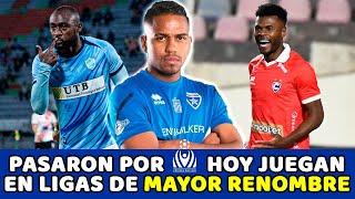  Pasaron por la PRIMERA DIVISIÓN SALVADOREÑA y hoy juegan en LIGAS de MAYOR RENOMBRE 