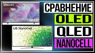 Какой экран телевизора лучше. Сравнение технологий OLED, QLED и NanoCELL