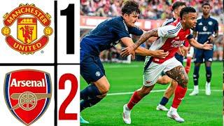 Arsenal vs Manchester United (2-1) Highlights & Goals 2024 | man utd 1-2 arsenal Highlights