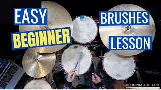 An Easy Drum Brushes Lesson For Beginners