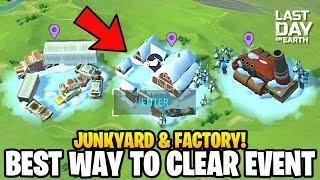 IS THIS THE BEST WAY TO CLEAR ICY JUNKYARD AND STRANGE FACTORY? - Last Day on Earth: Survival