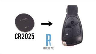 How to Change/Swap Battery For a Mercedes-Benz Class 3 Button Remote Key