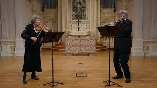 Elizabeth Blumenstock, violin & Stephen Schultz, flute: Telemann, CPE Bach, Boismortier & Rebel