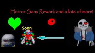 Horror Sans rework and other updates | Undertale Judgement Day | Roblox