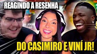 Reagindo a O DIA QUE O VINÍCIUS JR APARECEU NA LIVE DO CASIMIRO | Cortes do Casimito