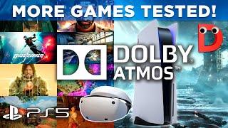 MANY GAMES TESTED IN DOLBY ATMOS I Latest PS5 Firmware I PS VR2 I PlayStation 5