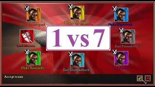 1 vs 7 | Stronghold Crusader | Snake