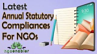 Annual Statutory Compliance For NGOs | Income Tax Compliance - Latest