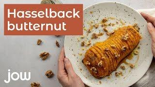 Recette Butternut hasselback