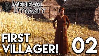 Medieval Dynasty Lets Play - Getting Our First Villager! E2