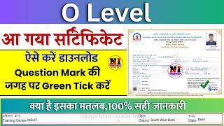 आ गया O LEVEL CERTIFICATE DOWNLOAD AND SIGNATURE VALIDATION | O Level Certificate 2025