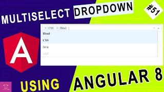 Multiselect Dropdown in Angular8 | Multiselect dropdown in angular with search filter | dropdownlist
