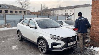 Lada Vesta Cross 2023. Установка сигнализации