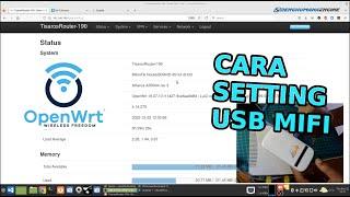 Openwrt -  Cara Setting  MIFI MF90 USB Tethering menjadi WAN
